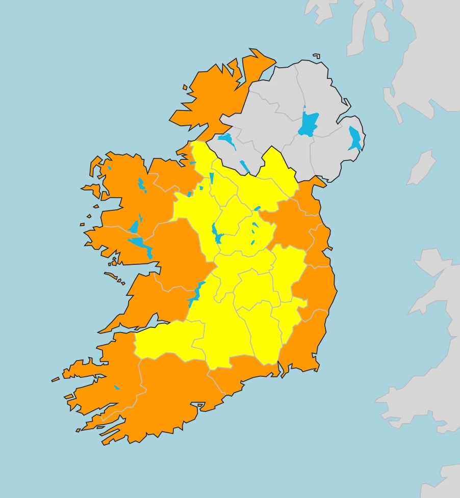 Storm Callum, Irish weather