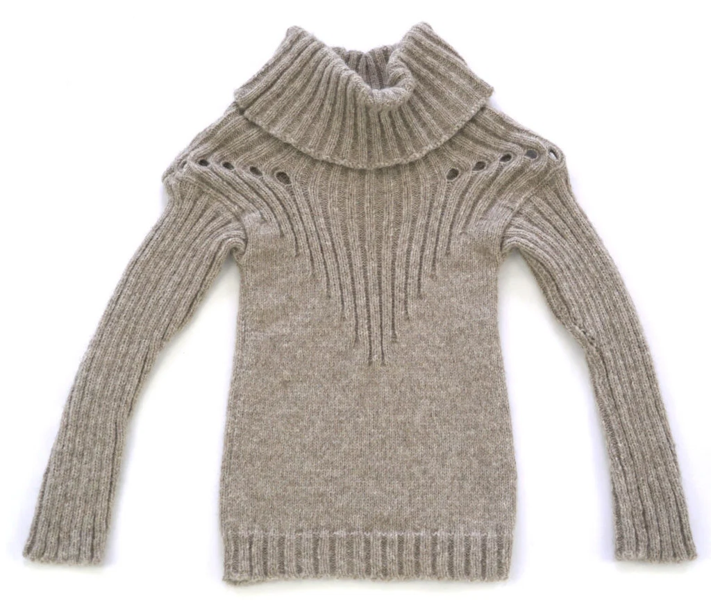 Naqada jumper, €720 at fintanmulholland.com