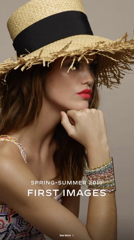 Chanel SS19 preview. Source, @chanel
