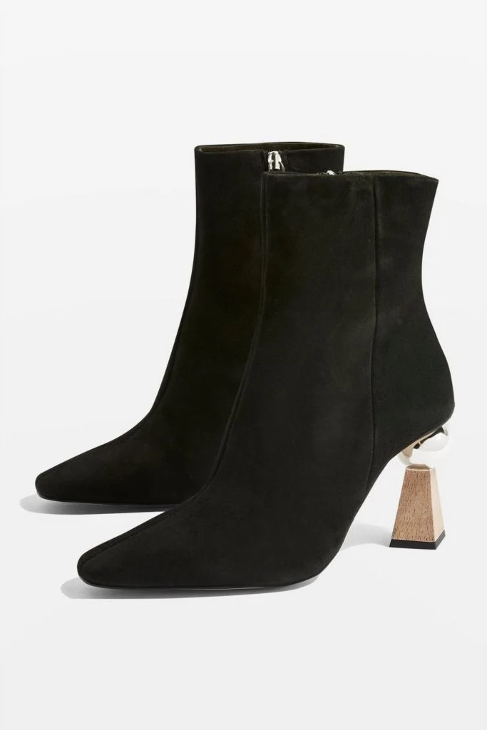 Hexagon sculpture heel boots, €125 at topshop.com