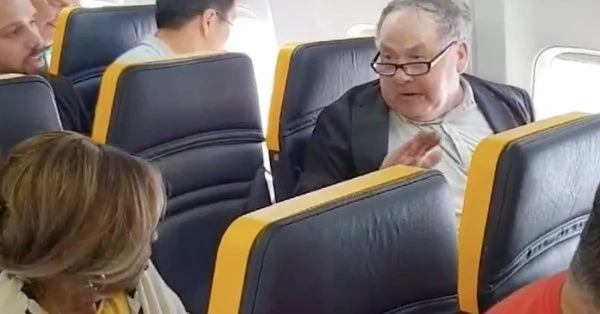 Ryanair criticised over shocking video of man in racist outburst Ryanair criticised over shocking video of man in racist outburst