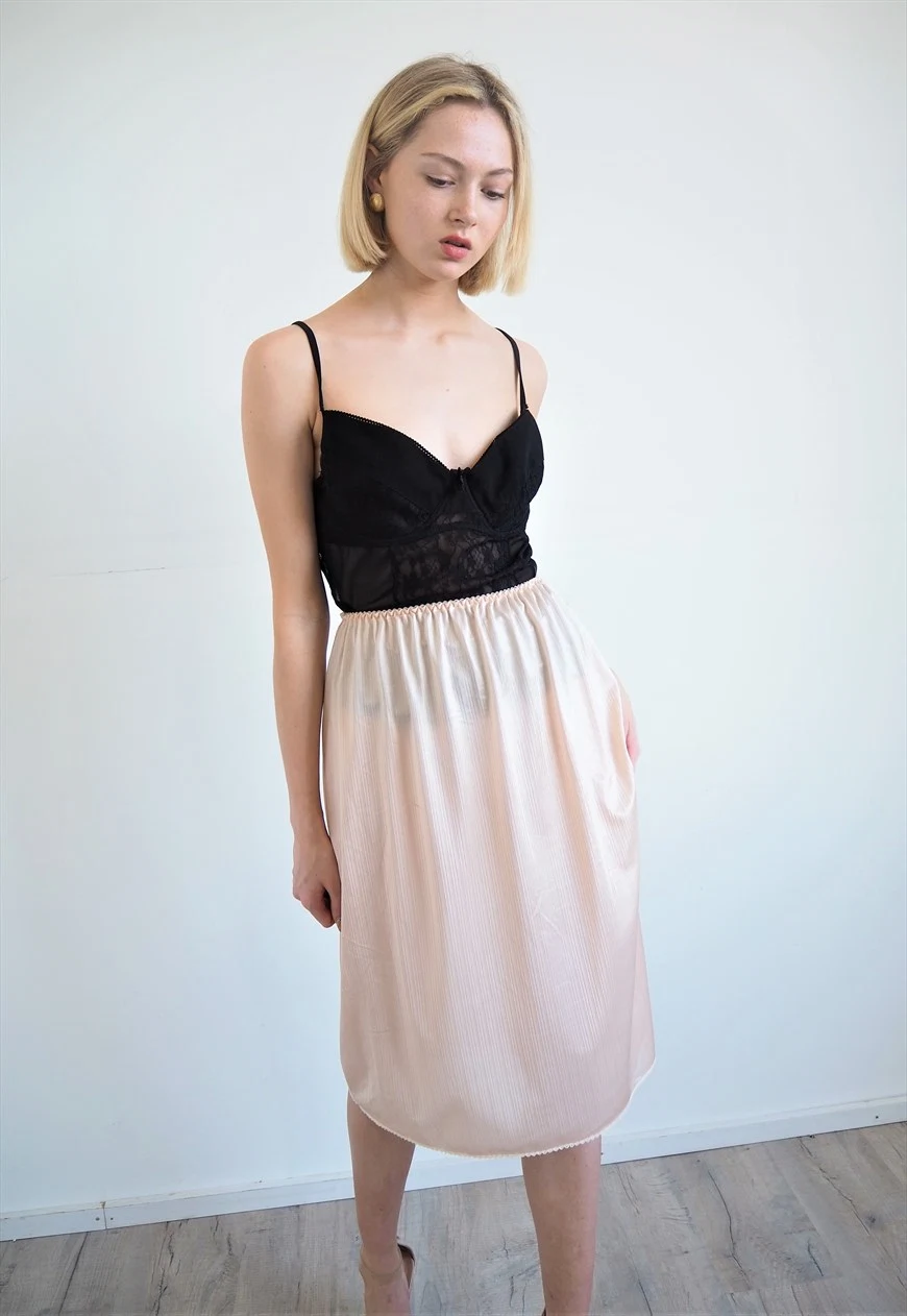 Babydoll vintage slip skirt, €15.10 at marketplace.asos.com
