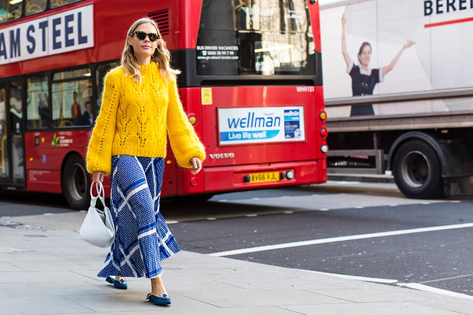A 90s slip skirt and a cosy jumper is a match made in sartorial heaven A 90s slip skirt and a cosy jumper is a match made in sartorial heaven