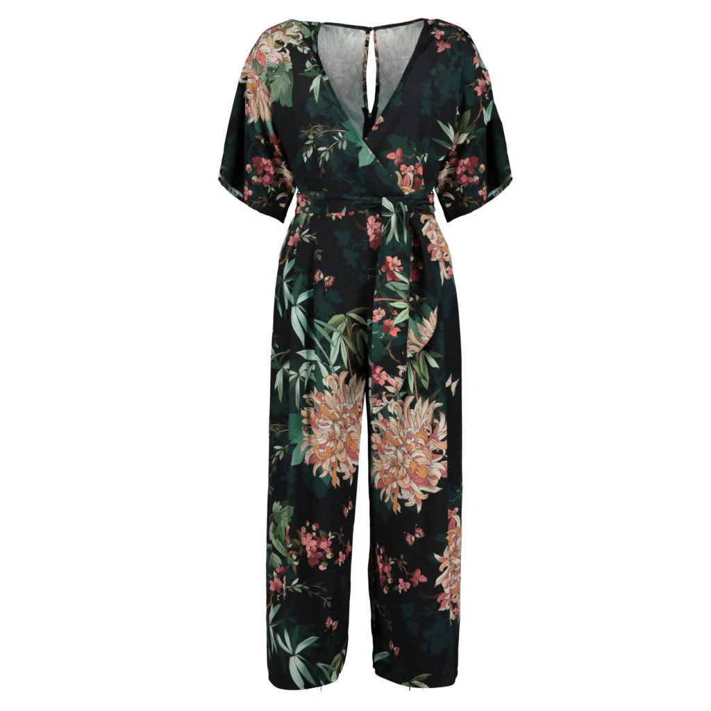 Black print jumpsuit, €36 at Tesco