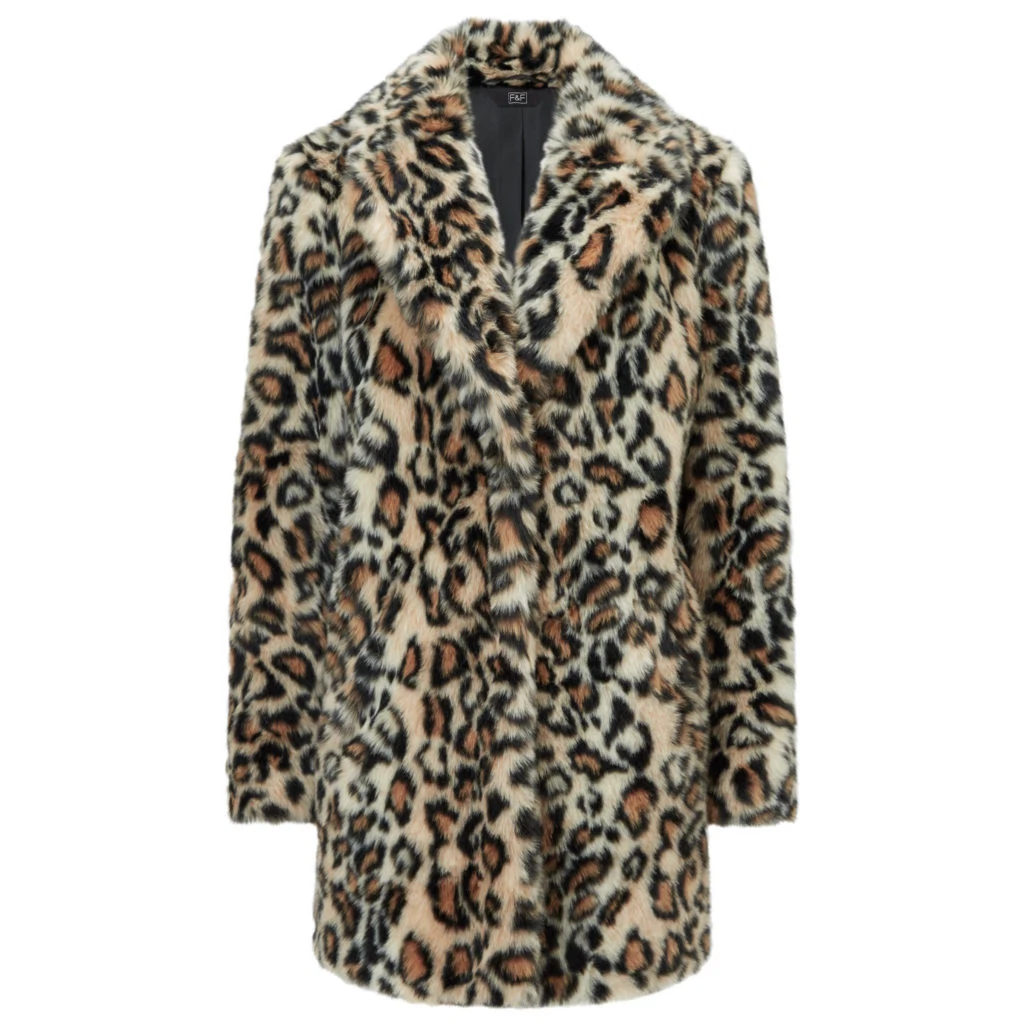Faux fur coat, €63 at Tesco