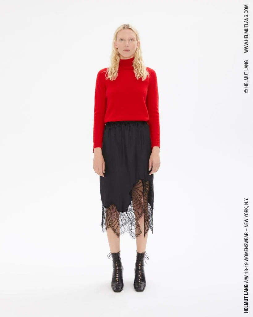 Lace slip skirt, €373.61 at helmutlang.com