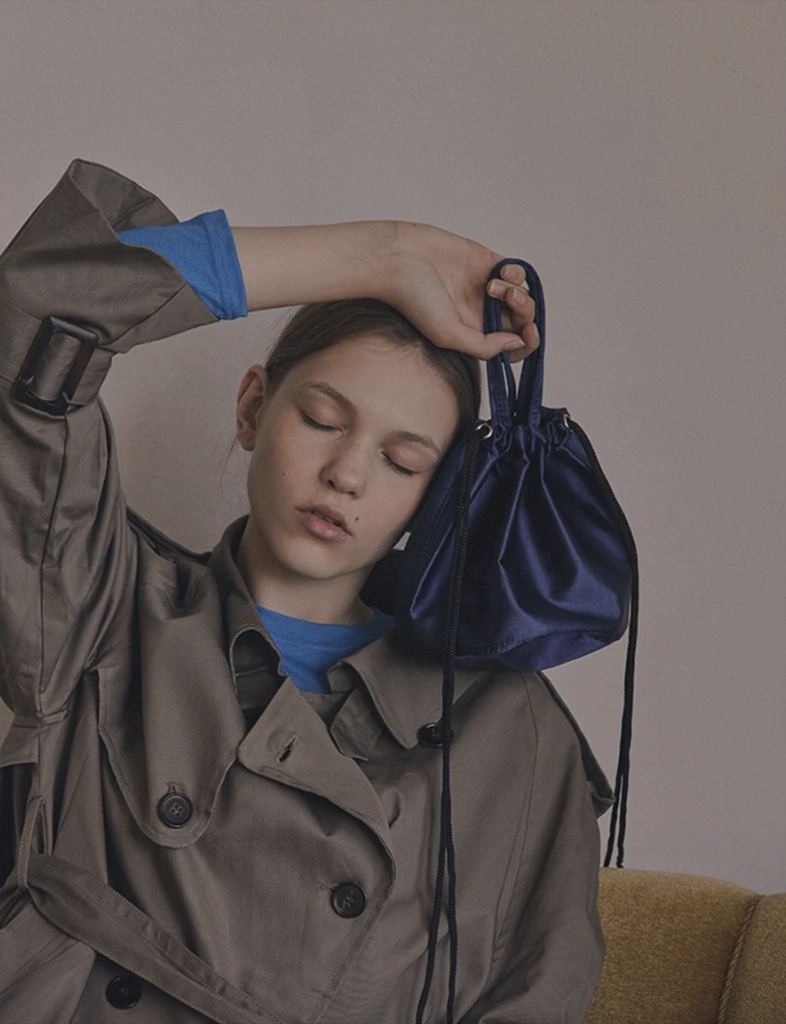 Jude bag in navy by More Jude, €55.69 at wconcept.com