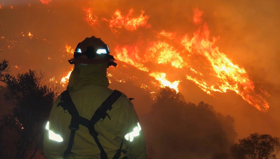 California fires: locals share footage of the blaze