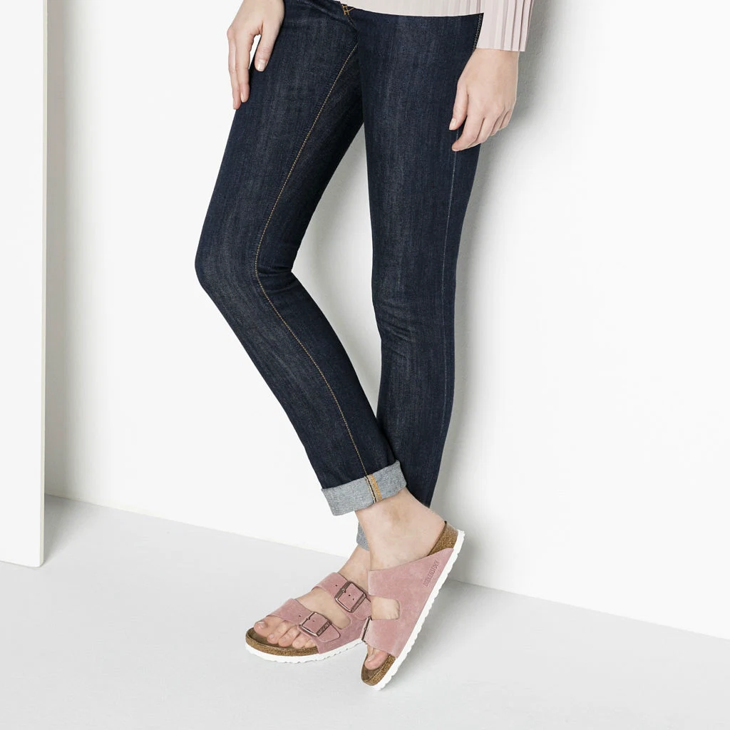 Arizona rose sandal in suede leather, €84.99 at littletreeshoes.com