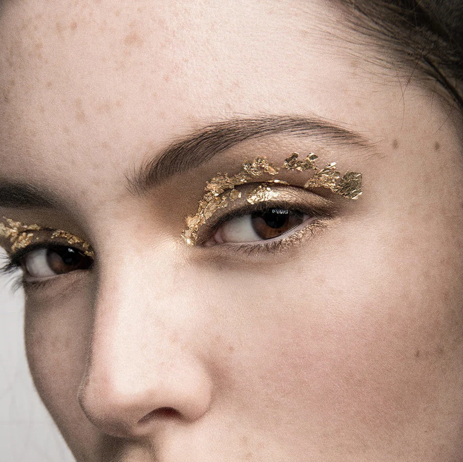 Make-up artist Ailbhe Lynch’s nine step guide to gold-flake eyes
