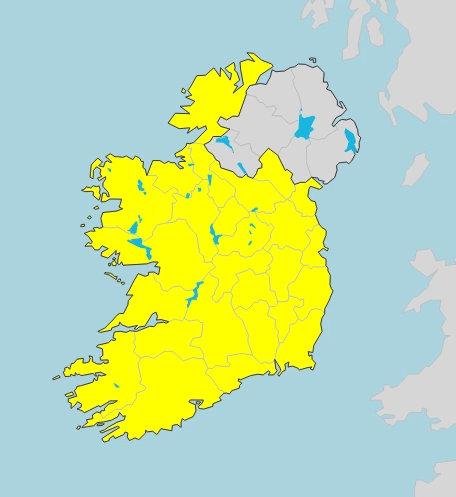 Yellow weather warning