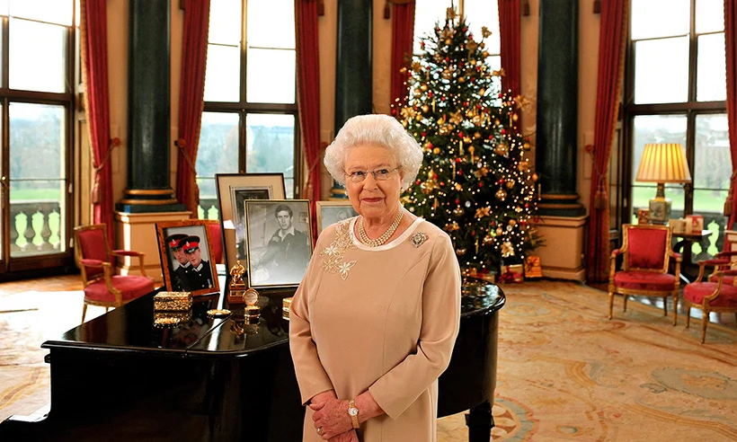 The Queen unveils her beautiful Christmas decorations at Windsor Castle