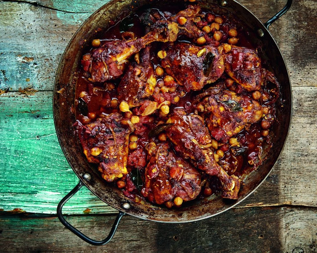 Try out this simple spicy chicken and chickpea curry bake tonight Try out this simple spicy chicken and chickpea curry bake tonight