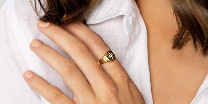 Seal the deal with these six flashy signet rings Seal the deal with these six flashy signet rings