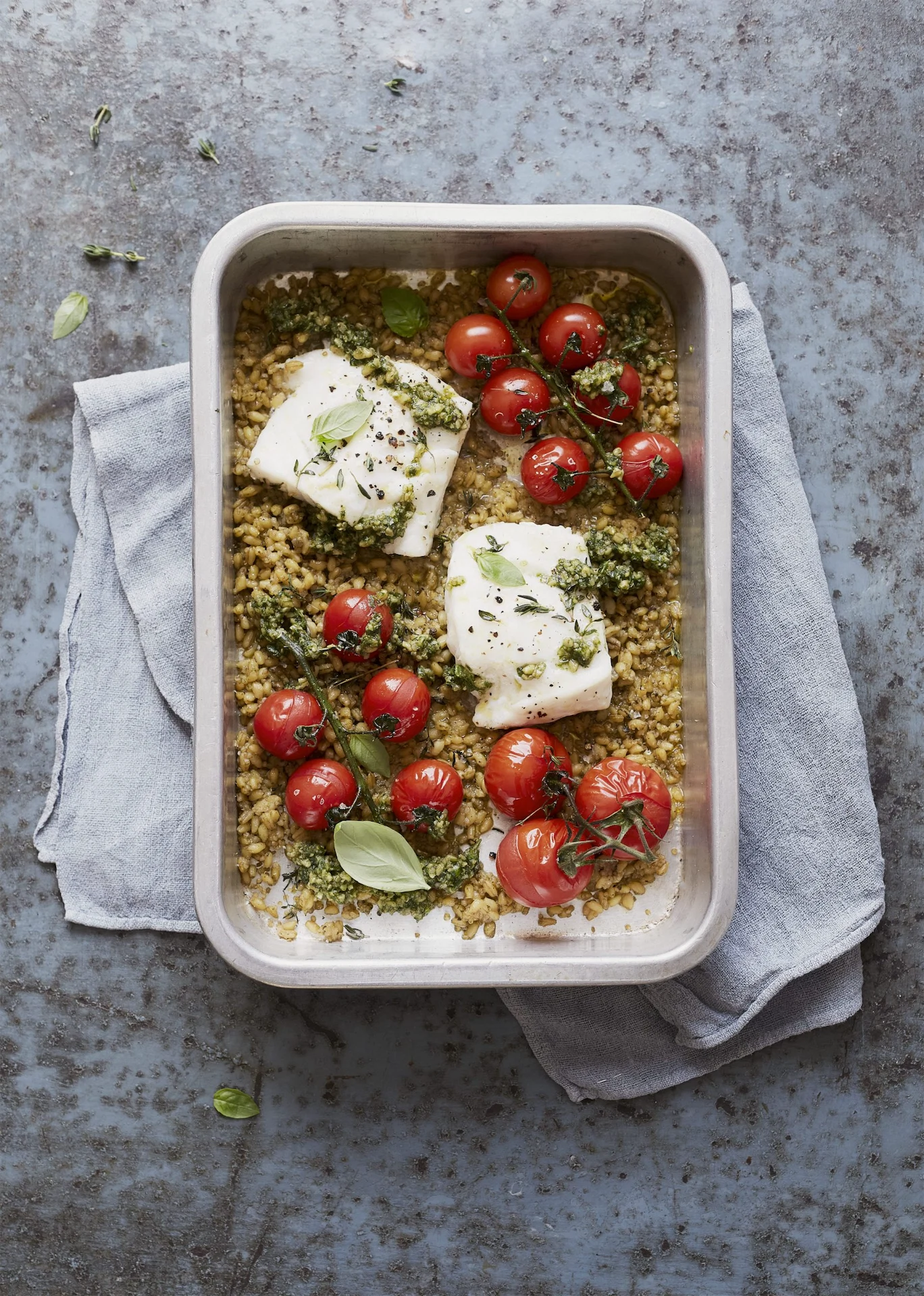 Supper Club: This fish and grains tray bake is the perfect midweek supper