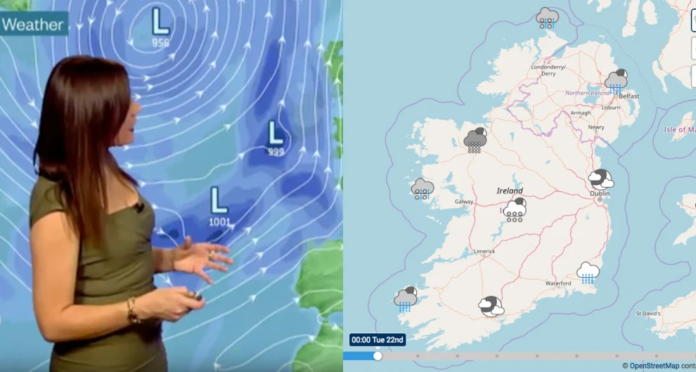 Weather MET Eireann and RTE