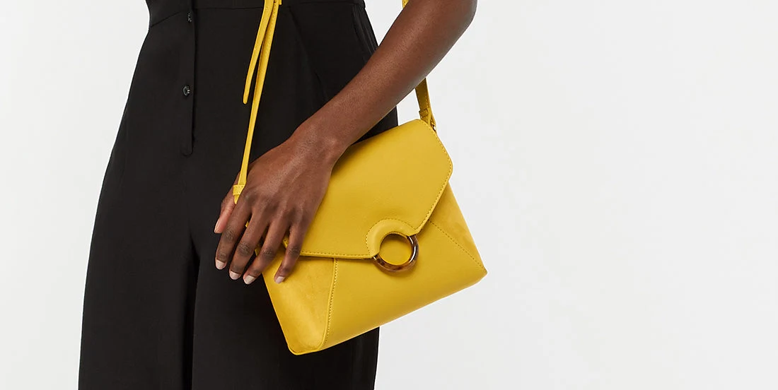 The affordable colourful leather handbags you need for spring