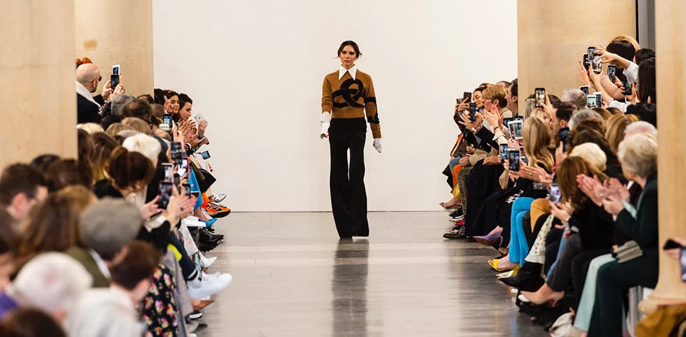 Victoria Beckham strikes gold again for AW19 at LFW