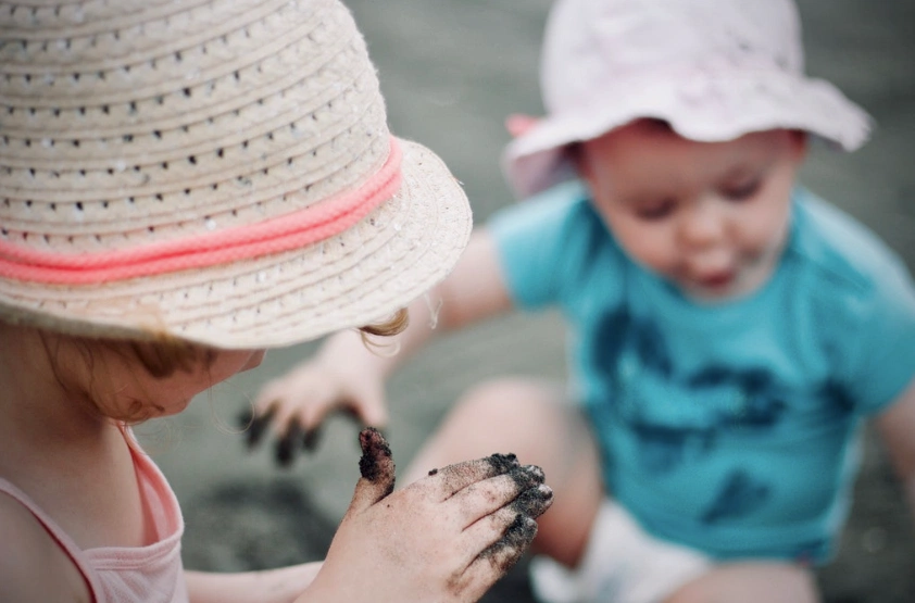 The beautiful chaos of having two children under two