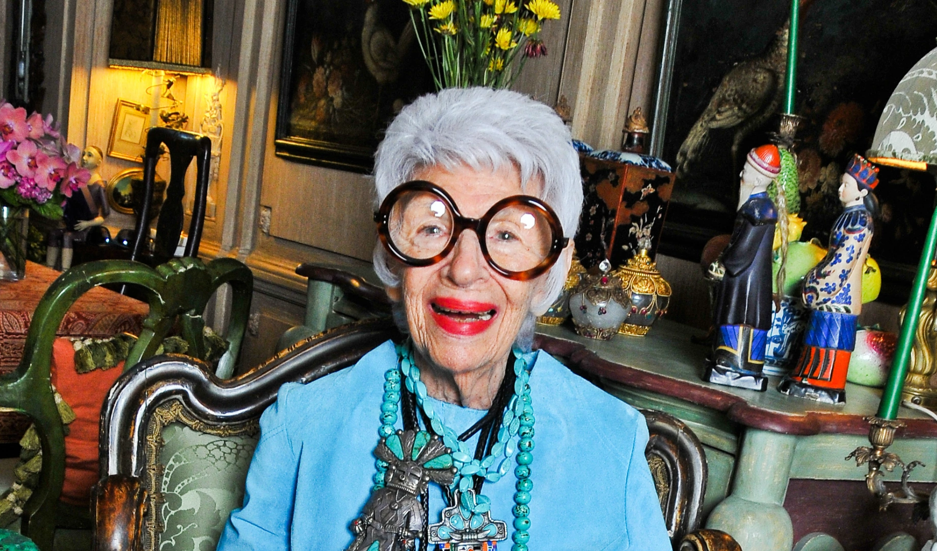 Style icon Iris Apfel is officially a model at 97