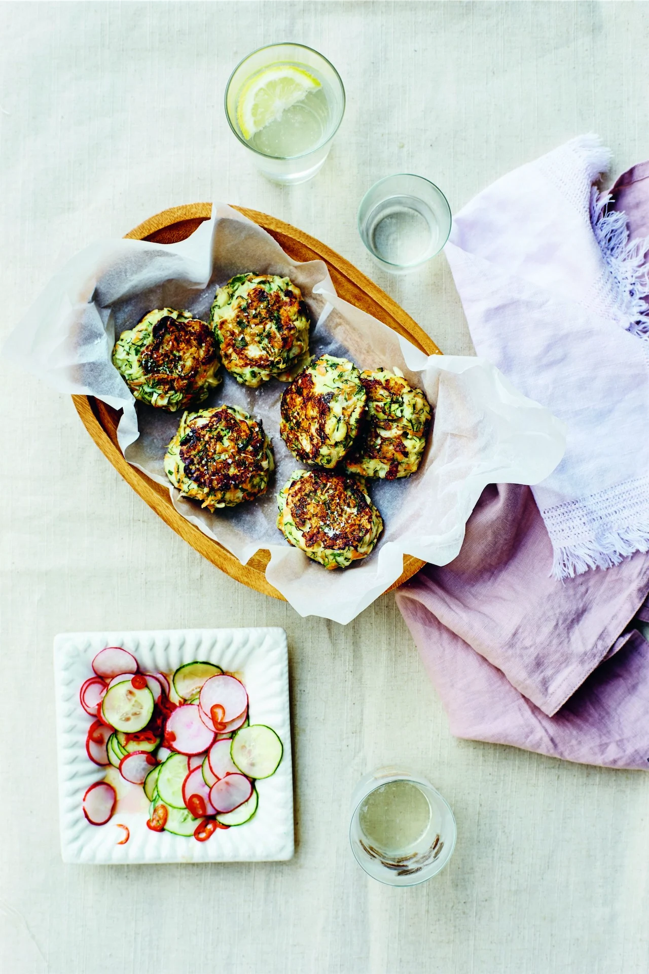 These fishcakes make for a refreshing Sunday lunch dish