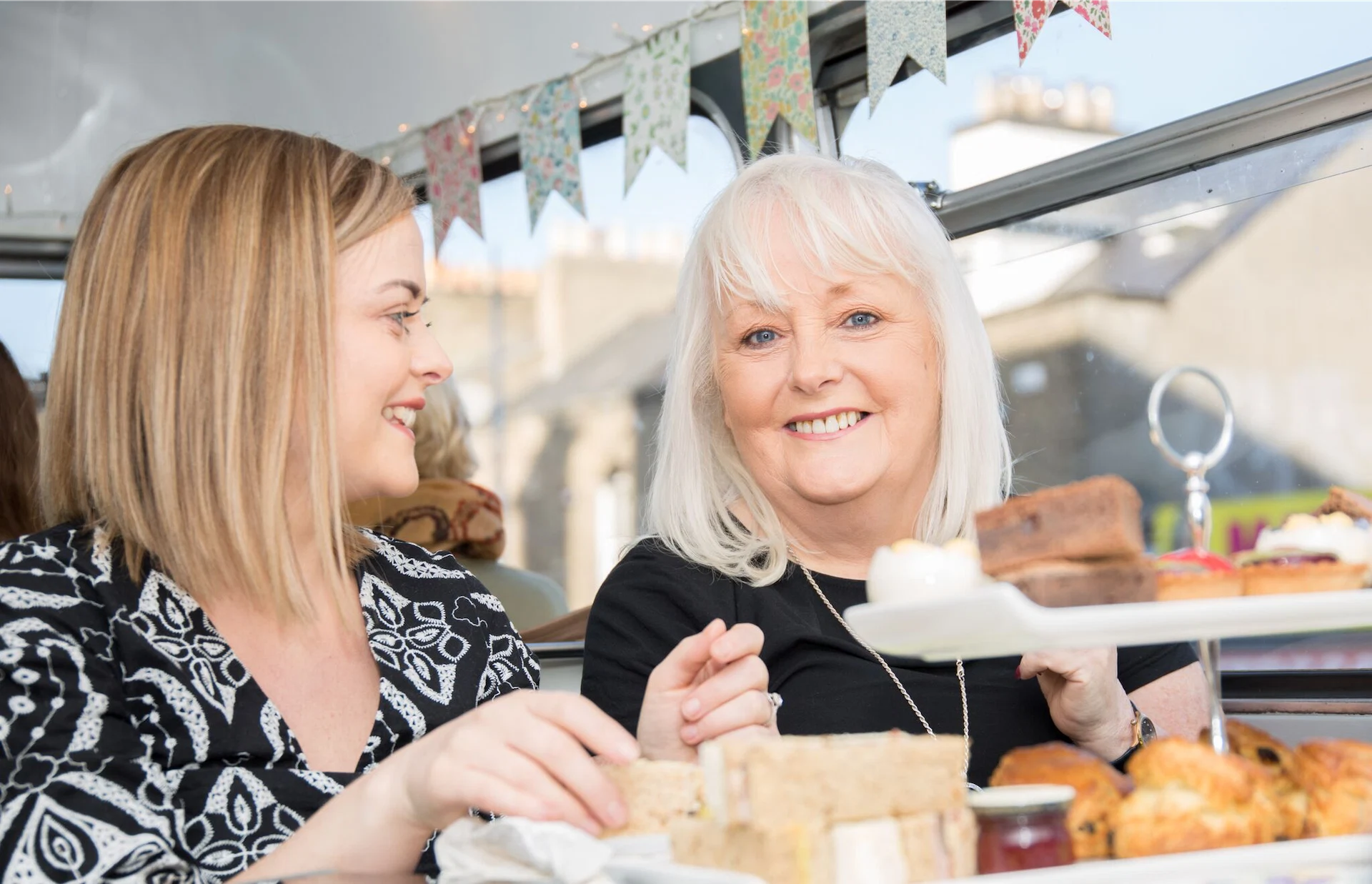 ‘I loved it’: Afternoon tea on a bus is a must for mother-daughter dates