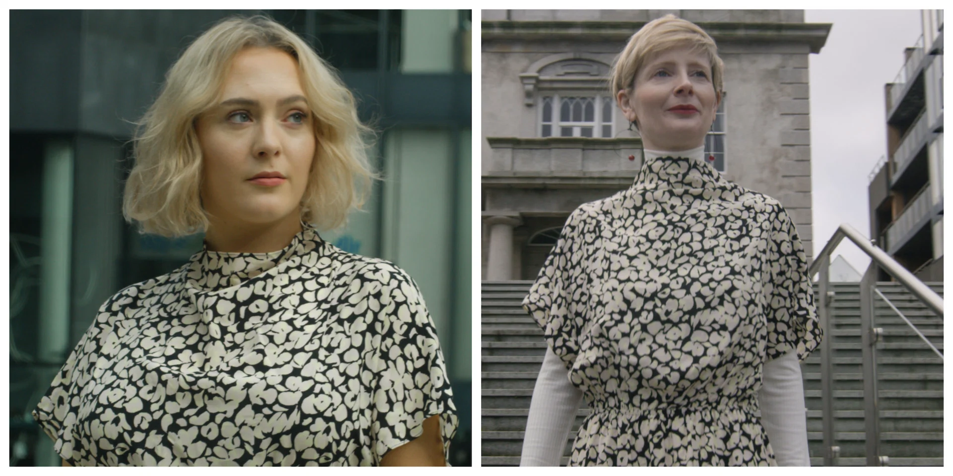 How to wear in your 20s and 40s: A printed midi dress