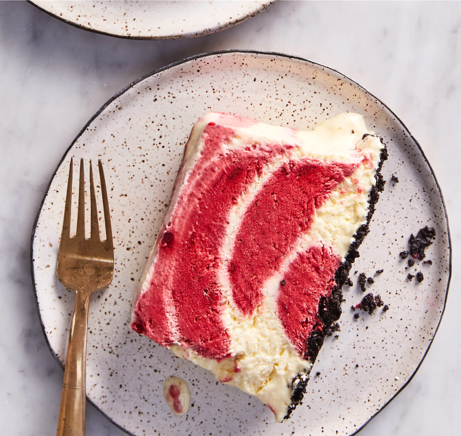 Summer party stunner: raspberry ripple ice cream cake Summer party stunner: raspberry ripple ice cream cake