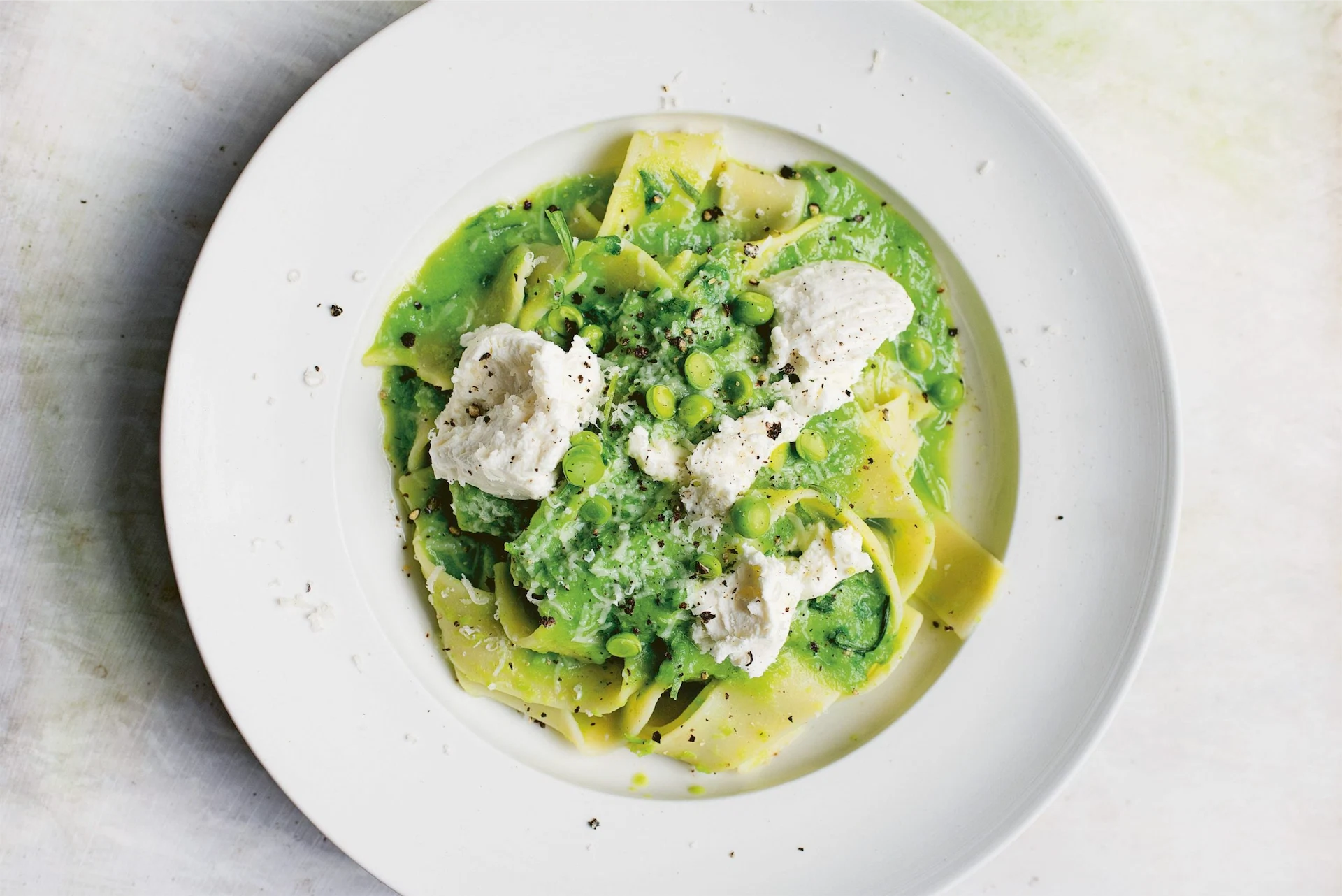 Supper Club: Nigel Slater’s peas, pappardelle, parmesan is spring on a plate Supper Club: Nigel Slater’s peas, pappardelle, parmesan is spring on a plate