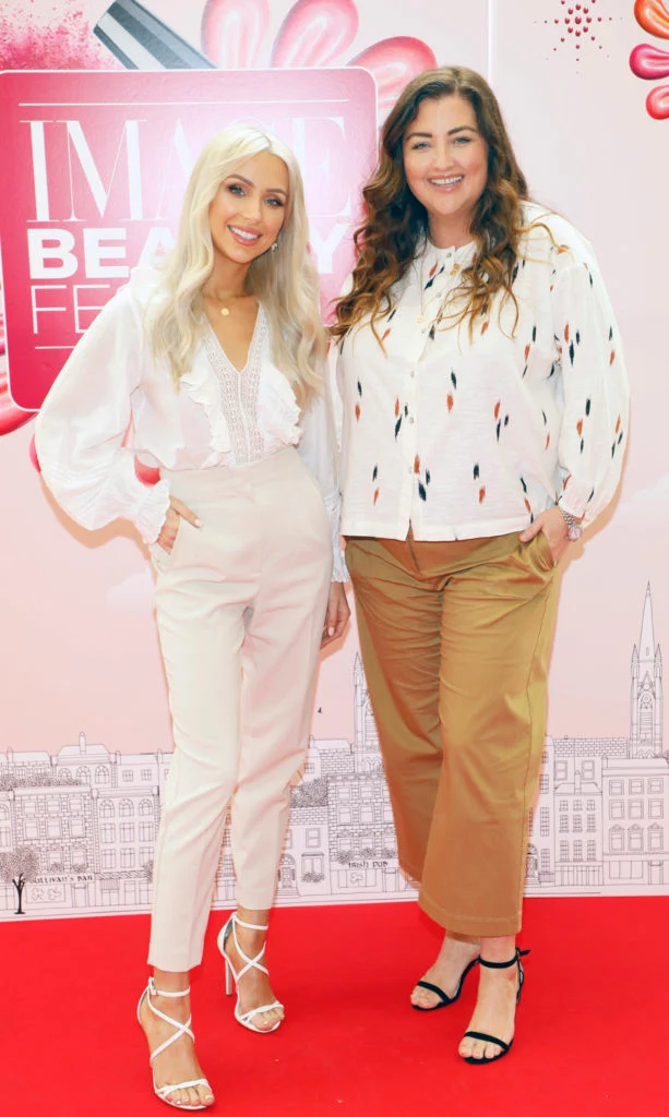 Rosie Connolly and Jules Fallon at the Image Beauty Festival 2019 