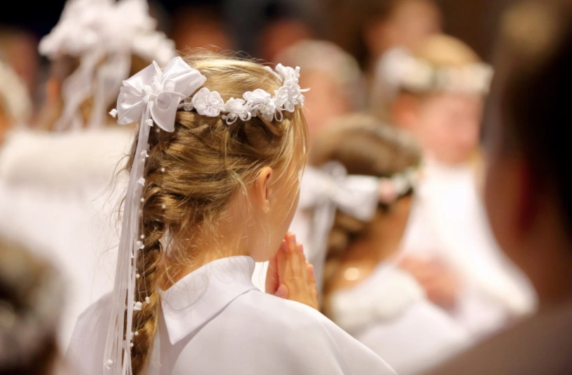 Fur, parasols and bouncy castles: Welcome to Communion season