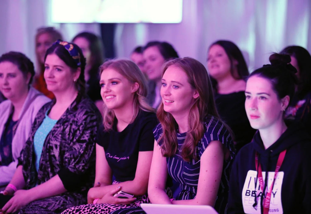 A jam-packed Samsung Beauty Stage at the Image Beauty Festival, May 25.