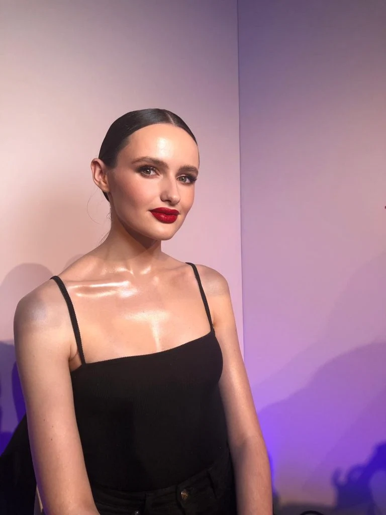 Model Maria Traynor after Patrick Ta masterclass