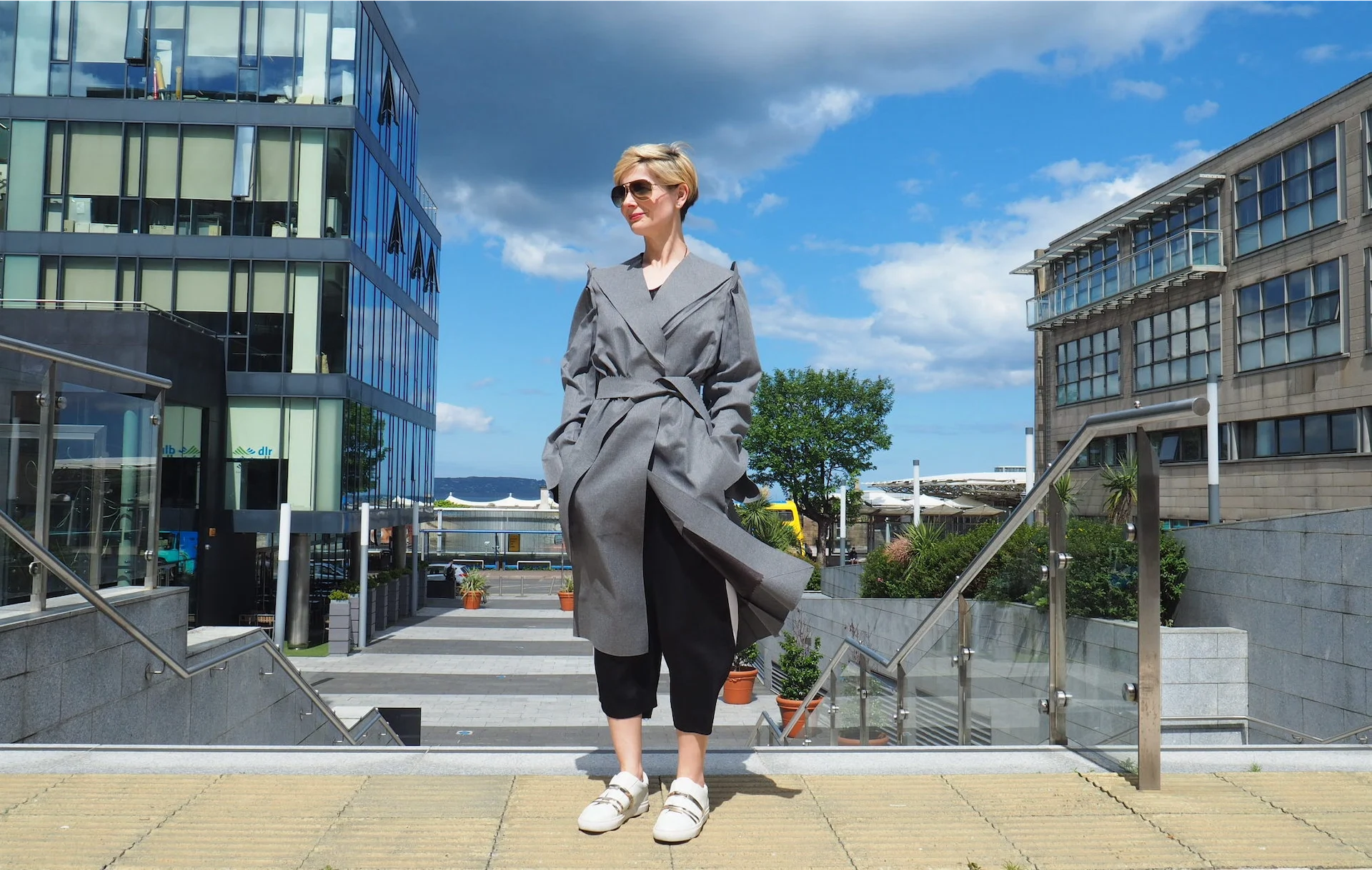 Emerging designer Andrew Bell shows his talent with custom-made coat