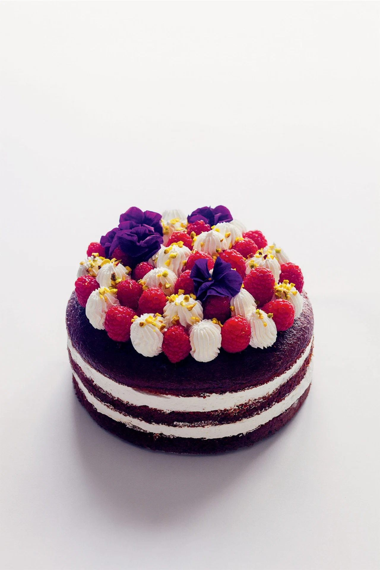 This stunning raspberry cake is gluten-free
