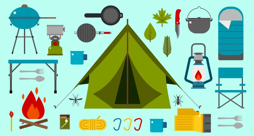 Pack everything on this list for a successful camping holiday with kids