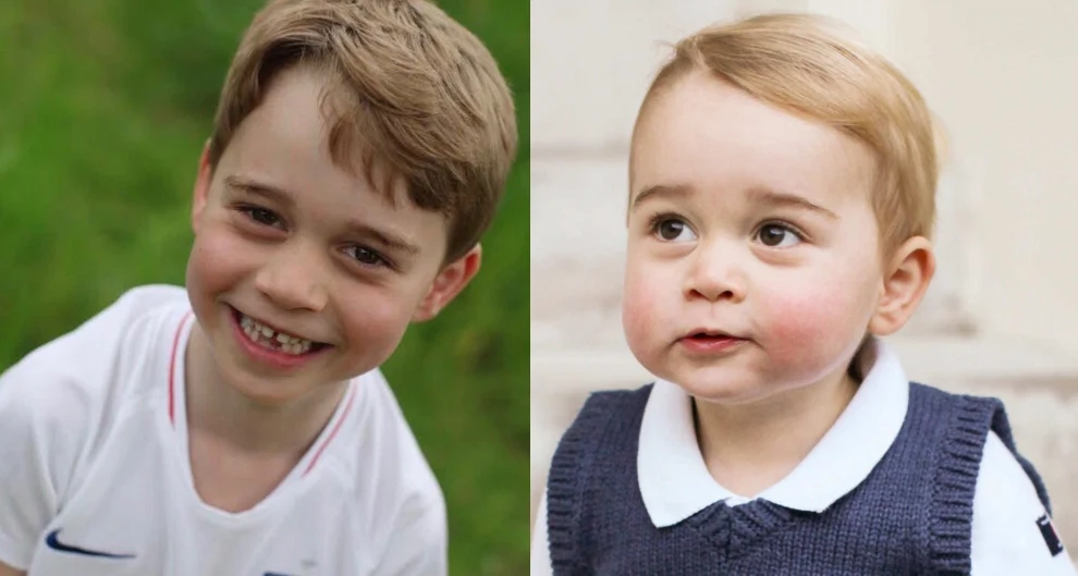Kate Middleton shares new photos of Prince George on his birthday