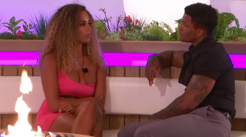 Love Island - Michael and Amber via ITV
