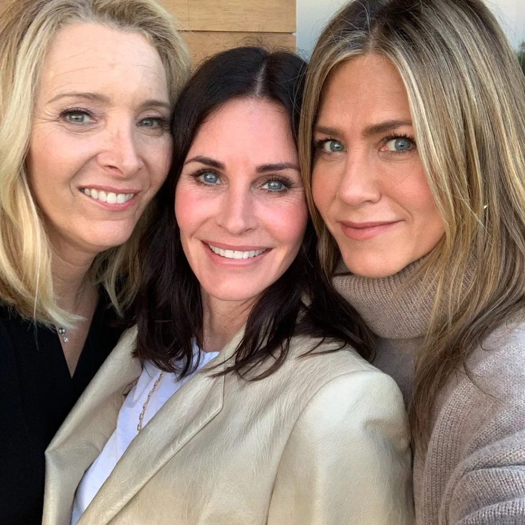 Courtney Cox, Jennifer Aniston and Lisa Kudrow