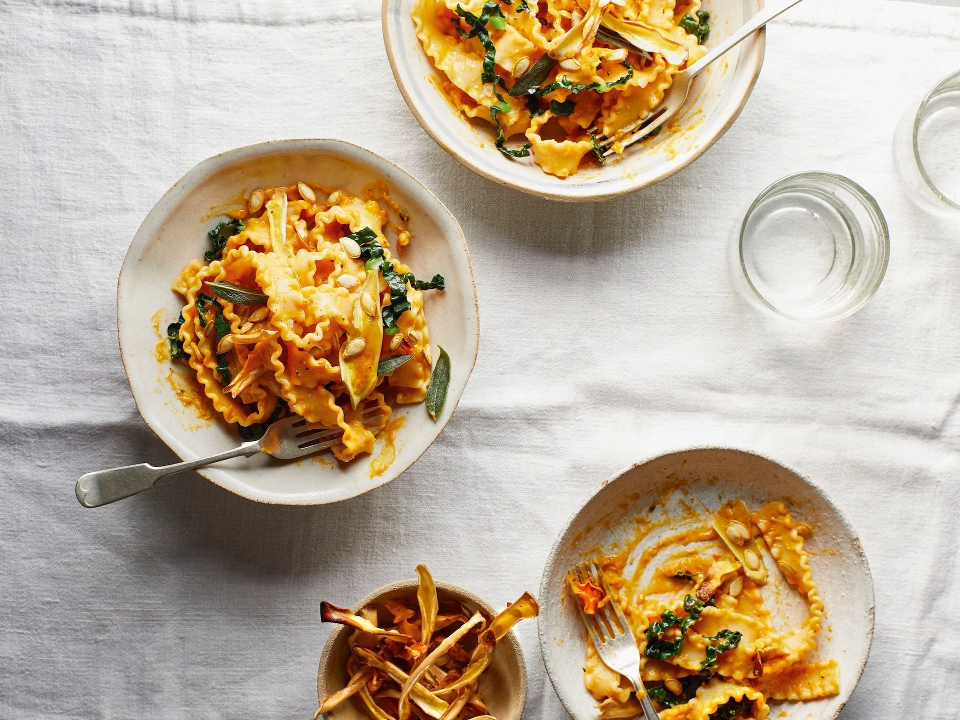 Waste not: This seed-to-skin butternut squash pasta is absolutely delicious