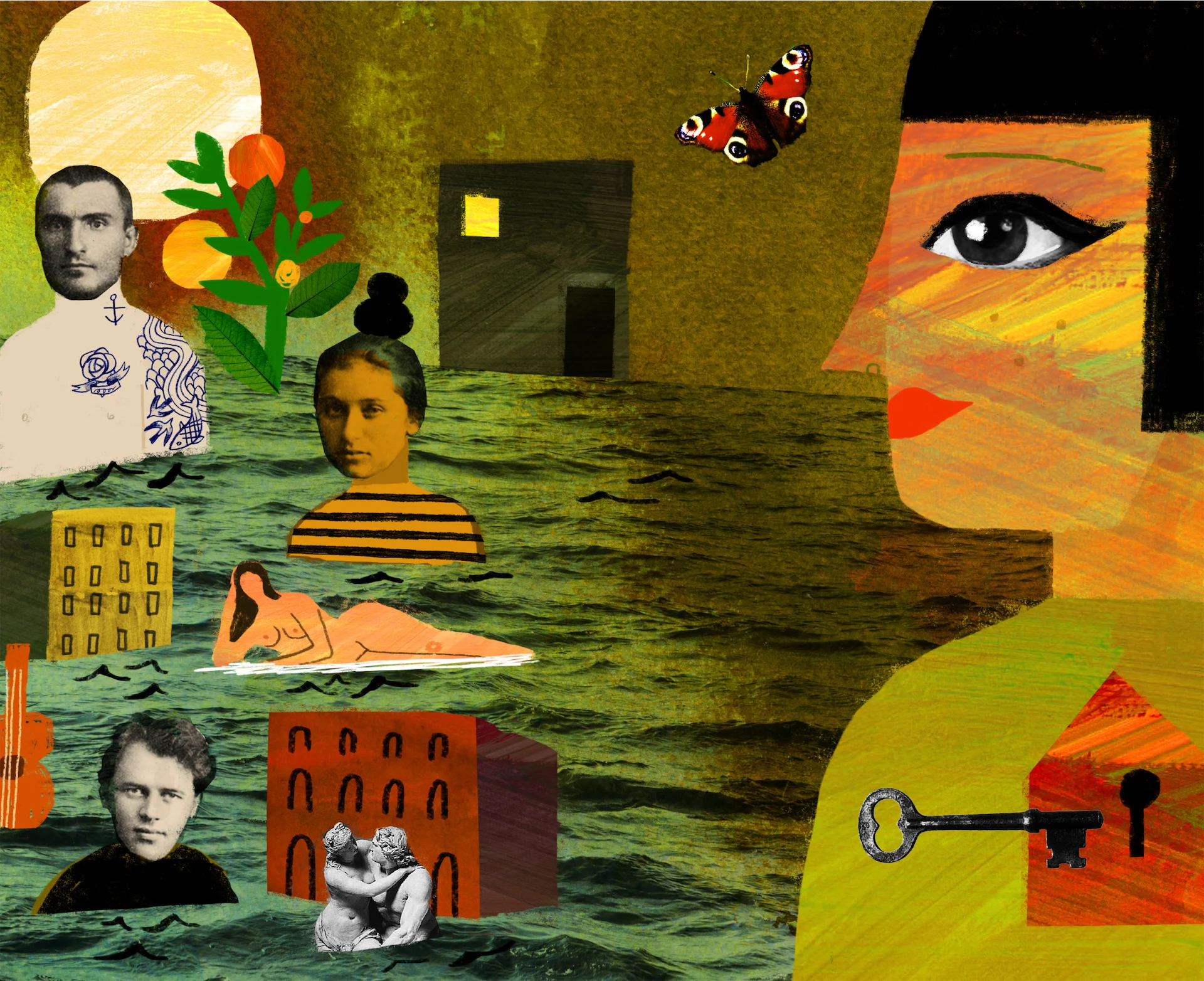 ‘This is what comes to mind when I think of my twenties – being at sea’ ‘This is what comes to mind when I think of my twenties – being at sea’