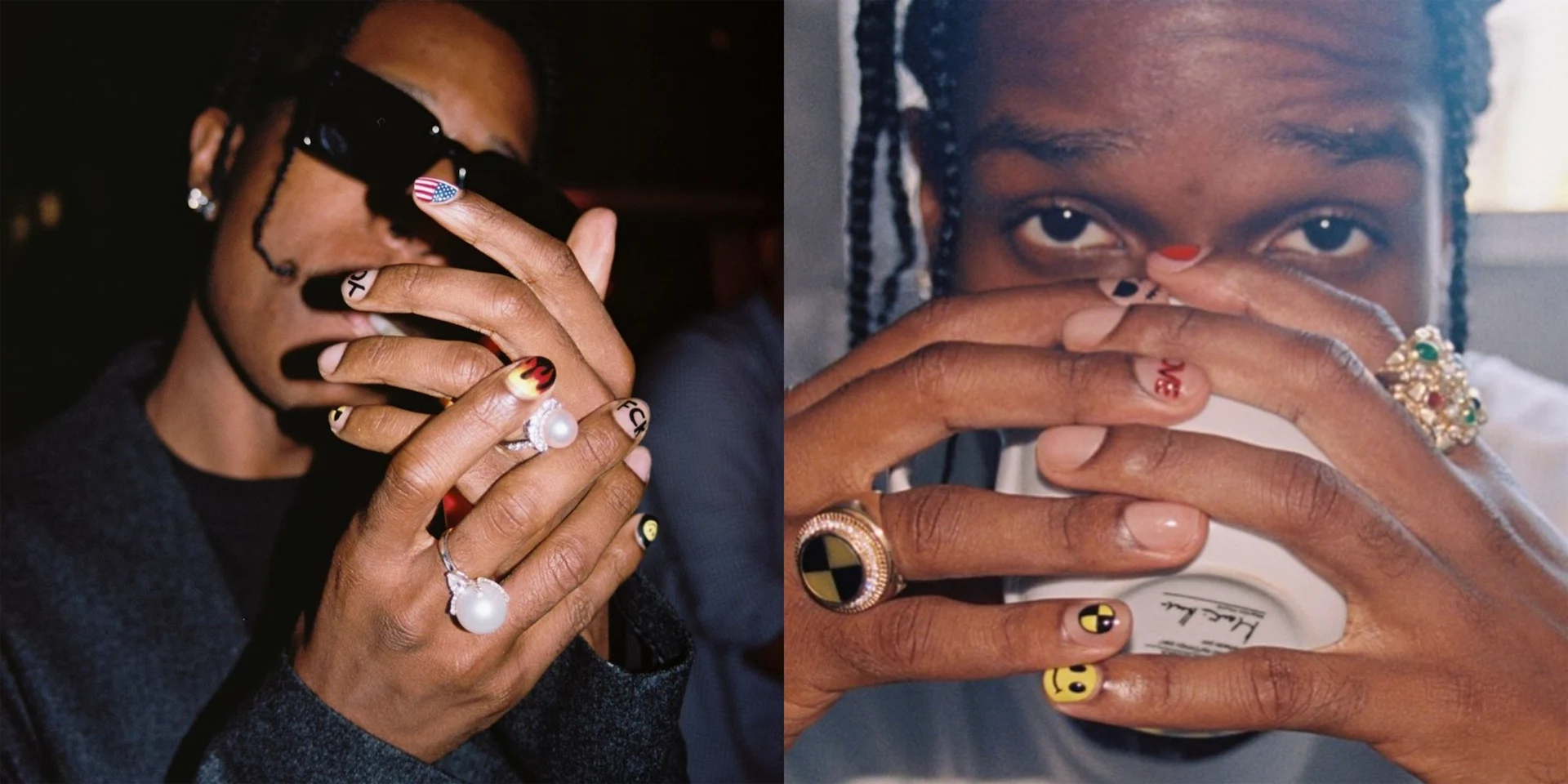 Unfollow all your other nail inspiration Instagram accounts and follow ASAP Rocky