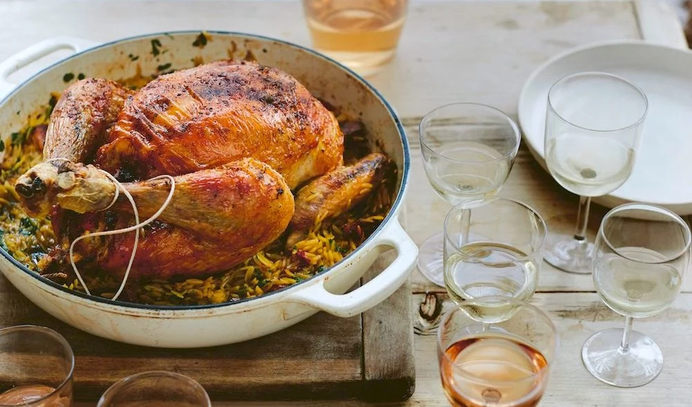 What to make this weekend: Diana Henry’s stuffed Greek chicken with orzo