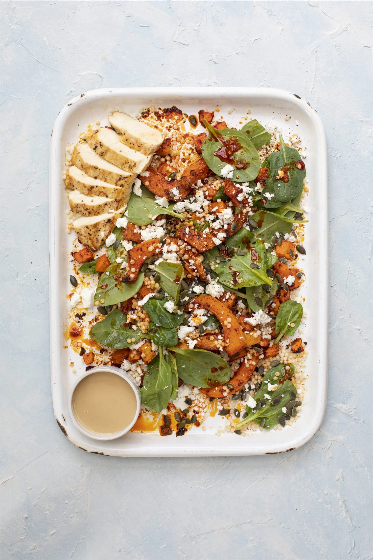 Nutritionist Daniel Davey’s harissa squash with giant couscous