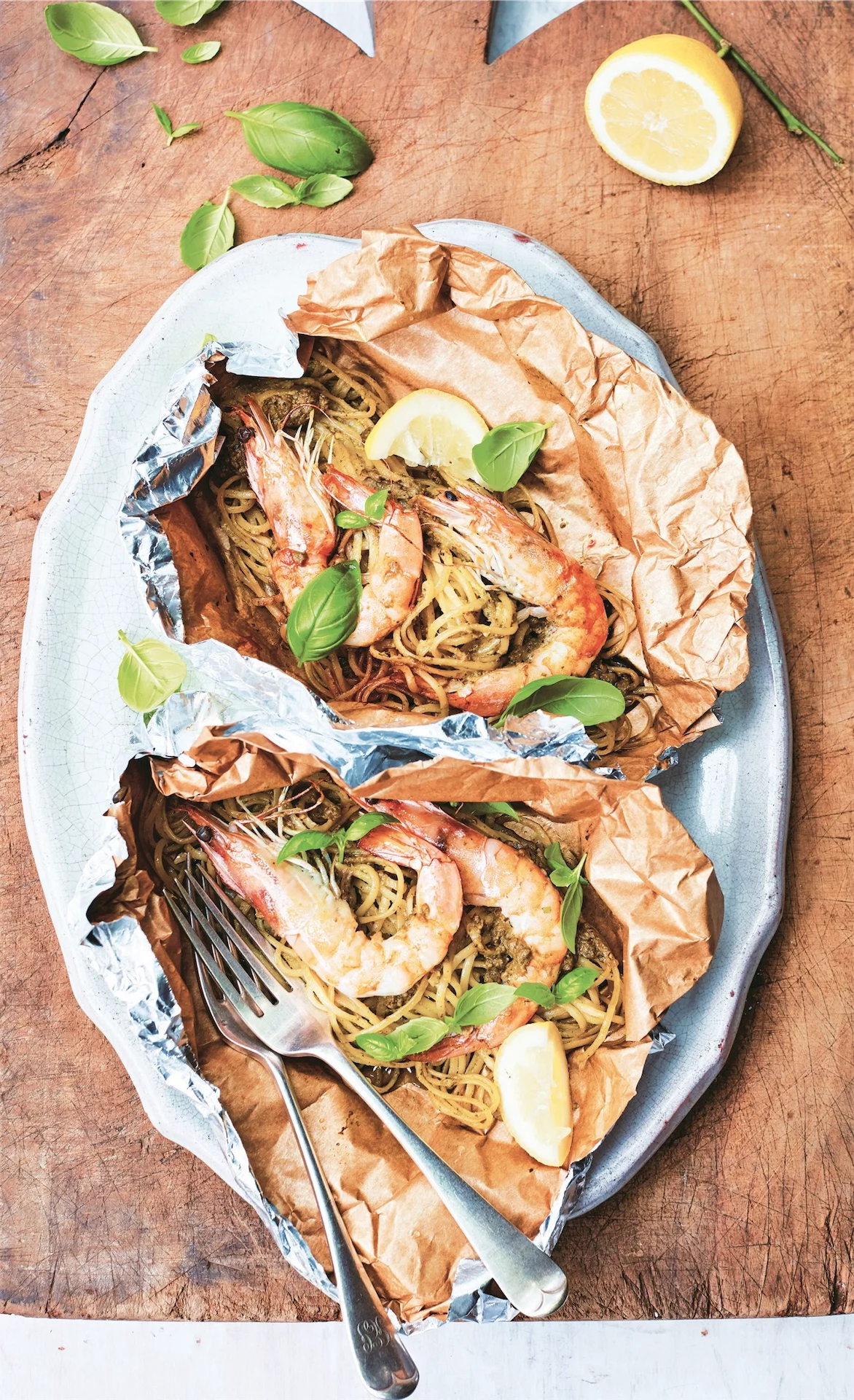 Simply perfect: Gennaro’s steam-baked linguine with prawns