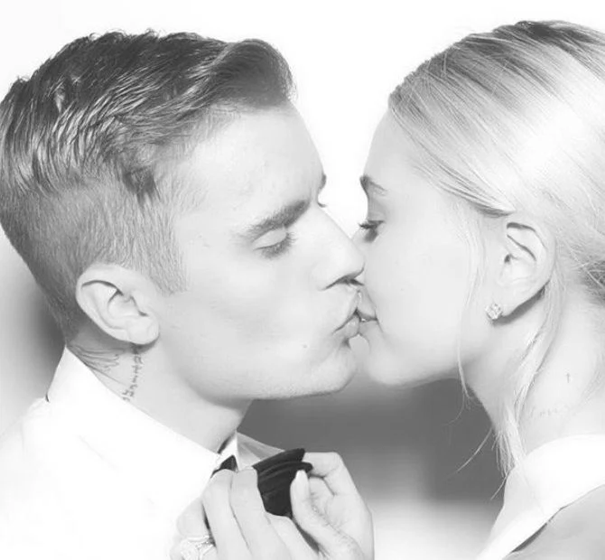 Hailey Bieber reveals her beautiful Off-White wedding gown on Instagram Hailey Bieber reveals her beautiful Off-White wedding gown on Instagram