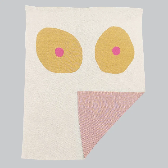 Cold Picnic Tonal Boob Knit Blanket
