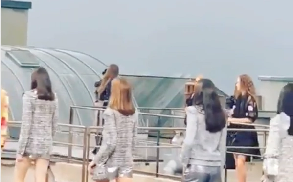 Someone gatecrashed the Chanel runway at Paris Fashion Week