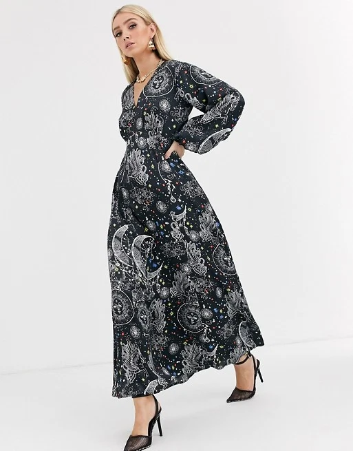 long sleeve maxi dresses