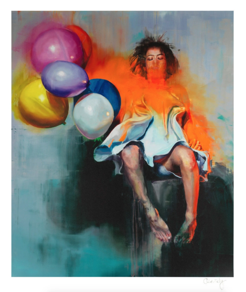 Chloe Early painting